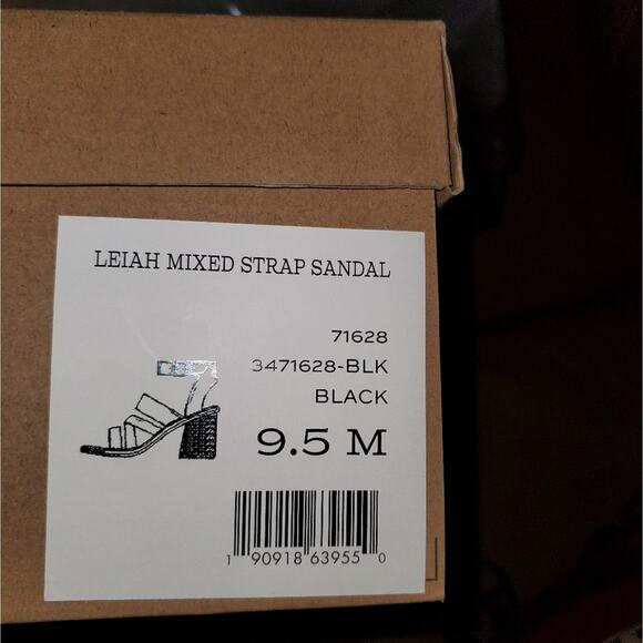 FRYE NWT WOMENS LEIAH MIXED STRAP SANDALS . - Picture 2 of 9